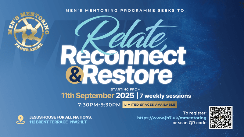 Mens mentoring graphic banner
